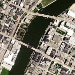 Green Bay map(satellite map)