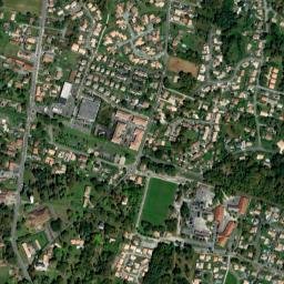 Belin-Béliet map(satellite map)