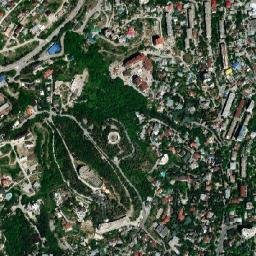 Yalta map(satellite map)