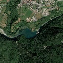 San Damiano Macra map(satellite map)