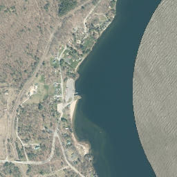 Port Douglass New York High Resolution Satellite Map