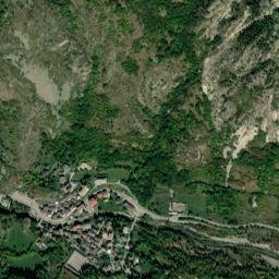 Acceglio map(satellite map)