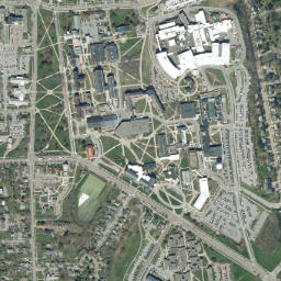 72 University Place, University of Vermont, Central Campus, B High Resolution Satellite Map
