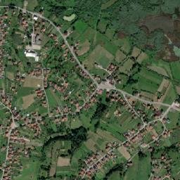 Šerići map(satellite map)