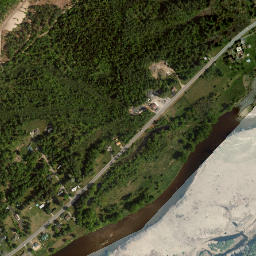 Rogers New York High Resolution Satellite Map