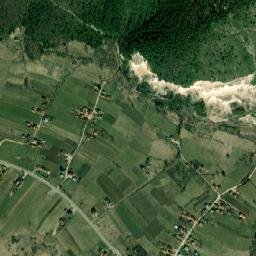 Podbrdo map(satellite map)