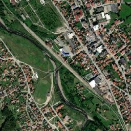 Živinice map(satellite map)