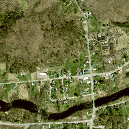 Russell New York High Resolution Satellite Map