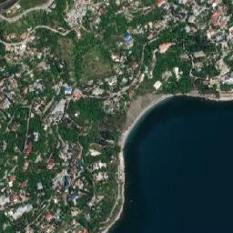 Alupka map(satellite map)