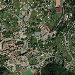 Les Vans map(satellite map)