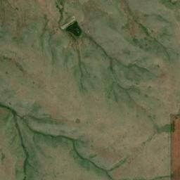 Hughes County map(satellite map)