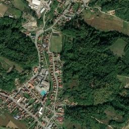 Osečina map(satellite map)
