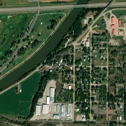 Riverside Drive Northeast Huron SD 57350 High Resolution Satellite Map