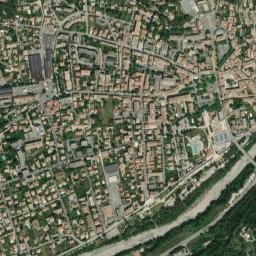 Nyons map(satellite map)