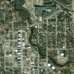 Waupaca map(satellite map)
