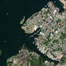 Alexandria Bay map(satellite map)