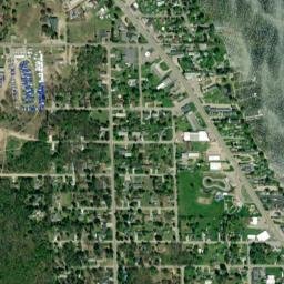 Houghton Lake map(satellite map)