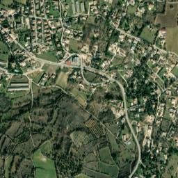 Barjac map(satellite map)