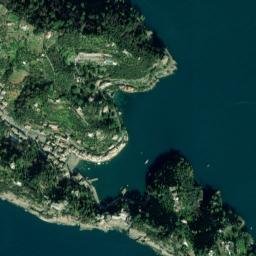 Portofino map(satellite map)