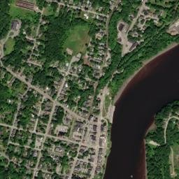 Hallowell map(satellite map)
