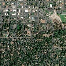 Sisters map(satellite map)