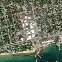 East Tawas map(satellite map)