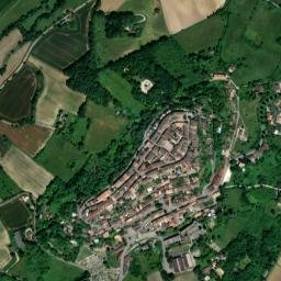 Lauzerte map(satellite map)