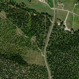 Vanocker Canyon Road, Nemo, SD High Resolution Satellite Map