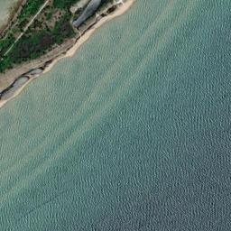 Satellite view of Lake Huron Tawas Point