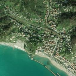 Moneglia map(satellite map)