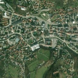 Travnik map(satellite map)