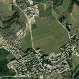 Goudargues map(satellite map)