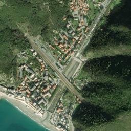 Deiva Marina map(satellite map)