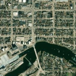Menasha map(satellite map)