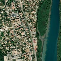 Sisteron map(satellite map)