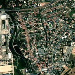 Salindres map(satellite map)