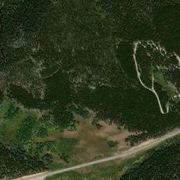 U.S. 16, Bighorn National Forest, Buffalo, WY High Resolution Satellite Map