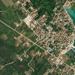 Ugljan map(satellite map)