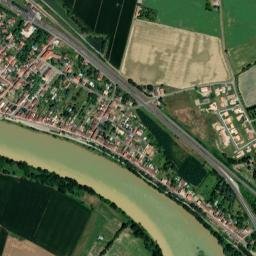 Lamagistère map(satellite map)