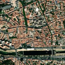 Alès map(satellite map)