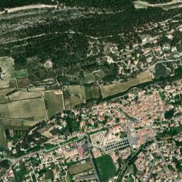 Beaumes-de-Venise map(satellite map)