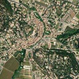 Bédoin map(satellite map)