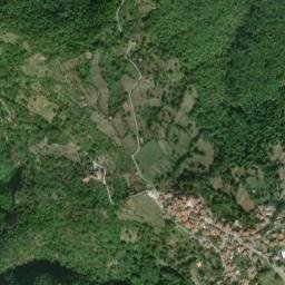 Careggine map(satellite map)