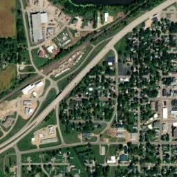 Lake Crystal map(satellite map)