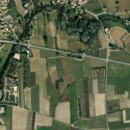 Laudun-l'Ardoise map(satellite map)