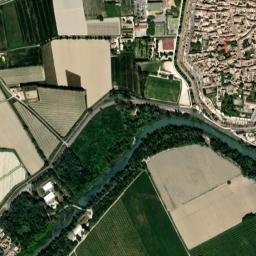 Caderousse map(satellite map)