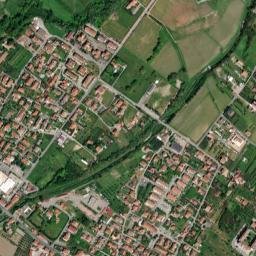 Borghetto-Melara map(satellite map)