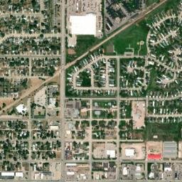 1033 N Lacrosse St Rapid City SD High Resolution Satellite Map