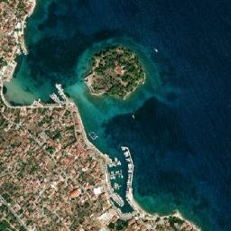 Preko map(satellite map)