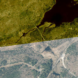 Sabattis New York High Resolution Satellite Map